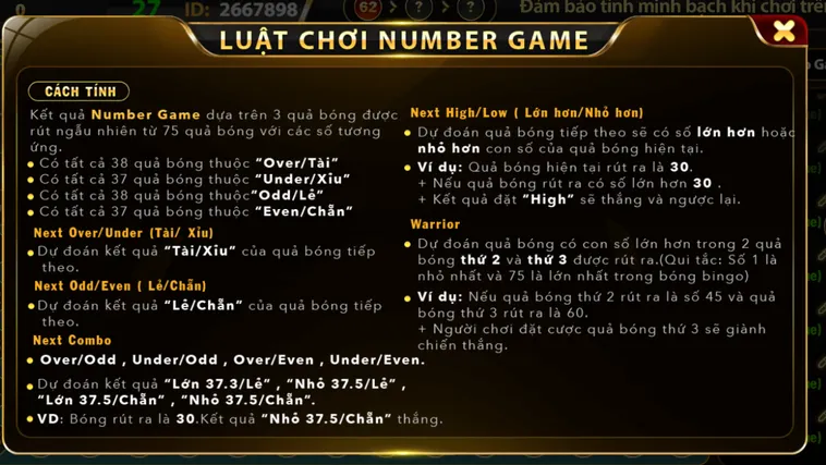 Number Game Tại Go88 Với Cơ Hội Nhận Thưởng Jackpot Lên Tới 500 Triệu Đồng