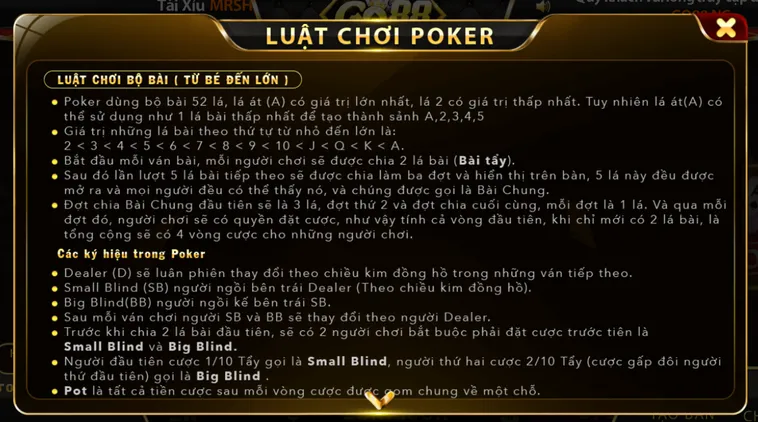 Tham Gia Poker Tại Go88 Để Nhận Thưởng Jackpot Khủng Đẳng Cấp Thế Giới