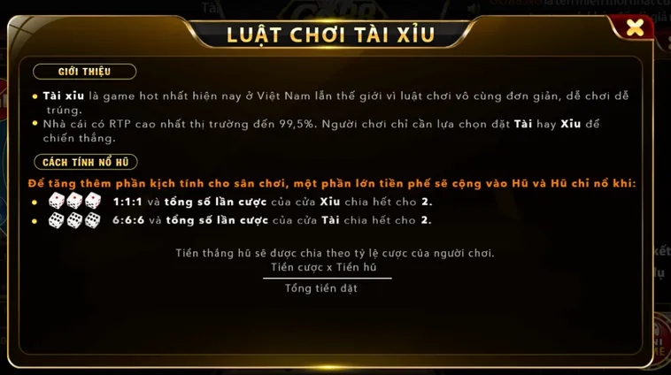Casino Tài Xỉu Tại Go88 Trải Nghiệm Đặt Cược Đỉnh Cao Với Tỷ Lệ Thắng Lớn