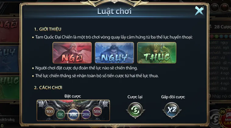 Khám Phá Minigame Tam Quốc Đại Chiến Tại Go88 Đẳng Cấp Nhất Năm 2026
