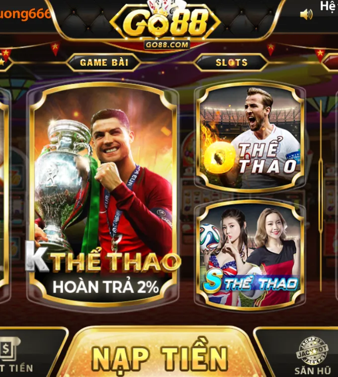Danh Mục Cá Cược Đỉnh Cao Tại Sảnh Thể Thao Go88 Uy Tín